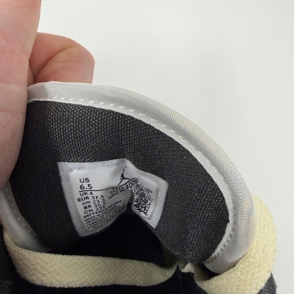 Nike Air Jordan 1 Low SE 85 Kill League Anthracite Luminous Green Sail W-6.5 NWT - Picture 5 of 11